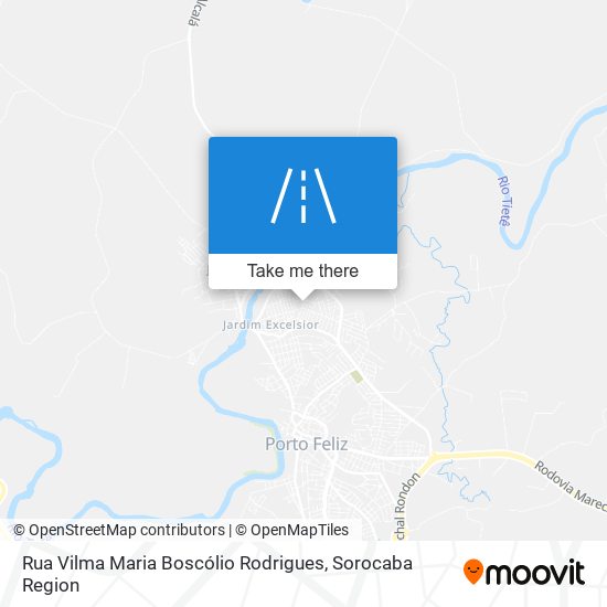 Mapa Rua Vilma Maria Boscólio Rodrigues