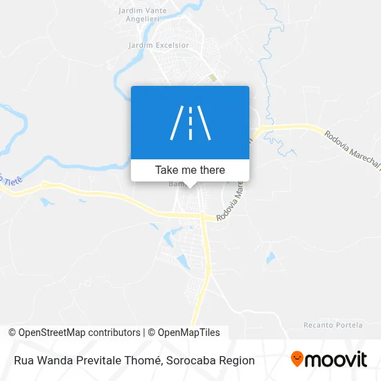 Rua Wanda Previtale Thomé map