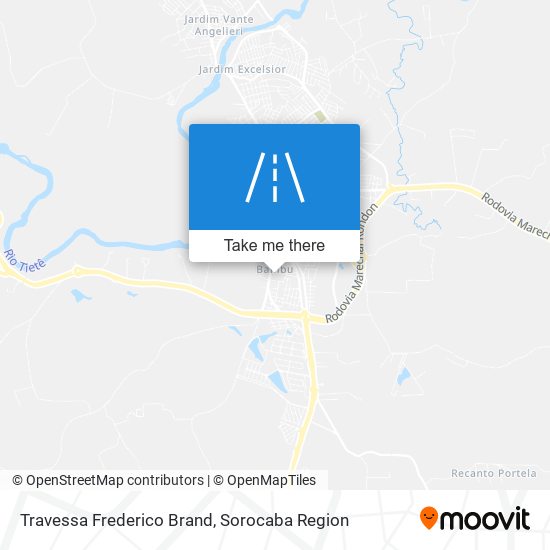 Mapa Travessa Frederico Brand