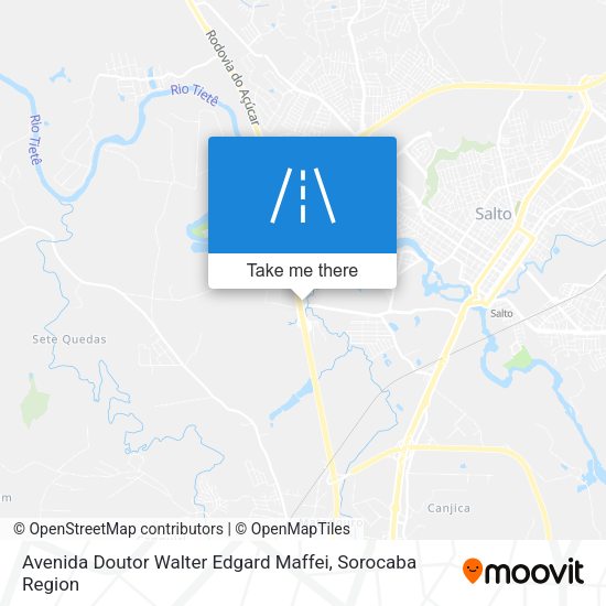 Avenida Doutor Walter Edgard Maffei map