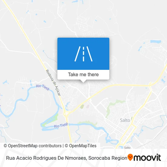 Rua Acacio Rodrigues De Nmoraes map