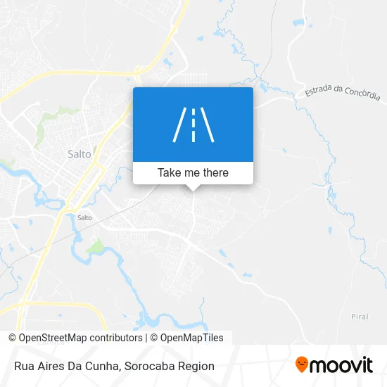 Rua Aires Da Cunha map