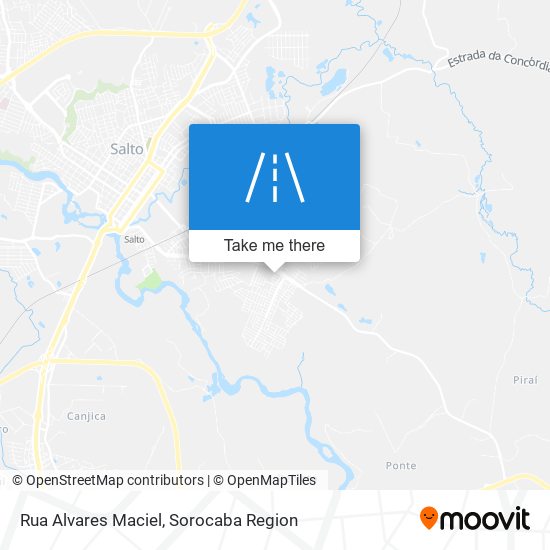 Rua Alvares Maciel map