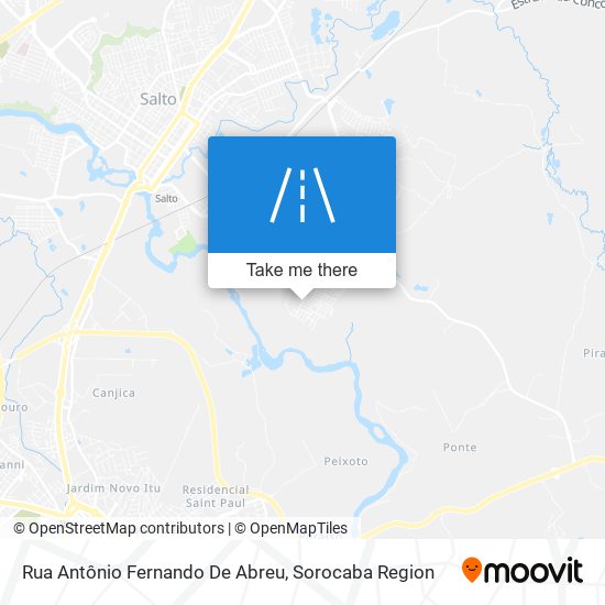 Rua Antônio Fernando De Abreu map