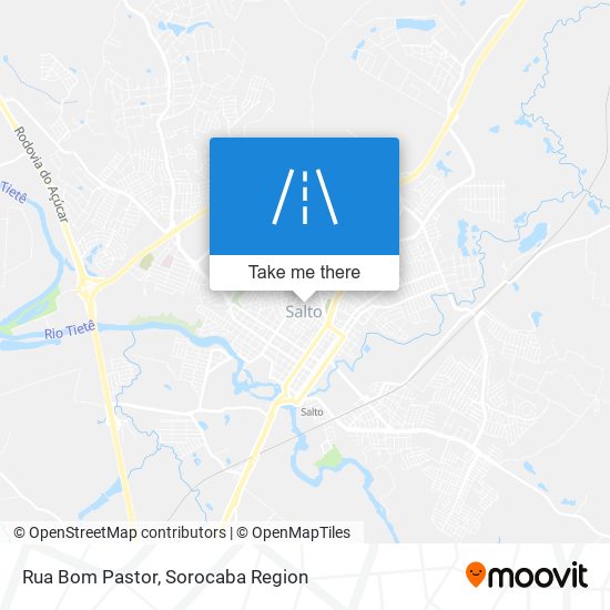 Mapa Rua Bom Pastor