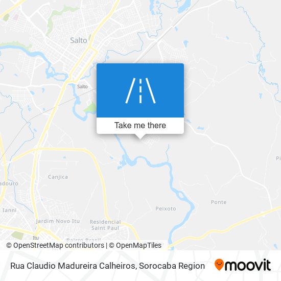 Rua Claudio Madureira Calheiros map