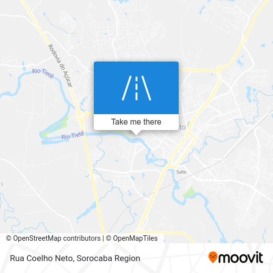 Rua Coelho Neto map