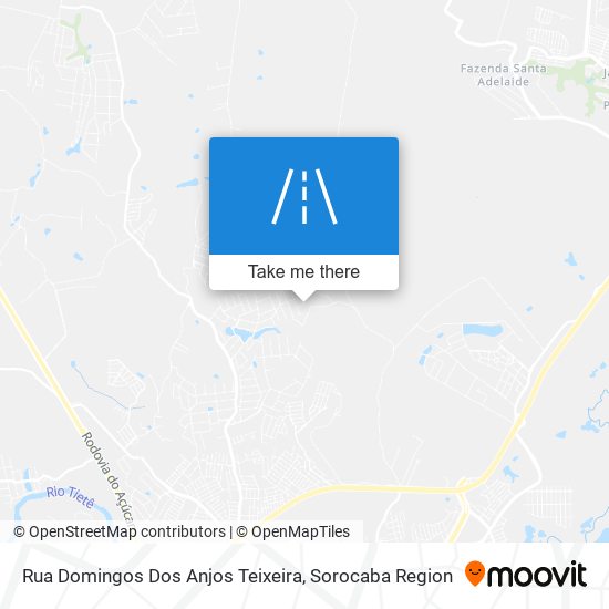 Mapa Rua Domingos Dos Anjos Teixeira