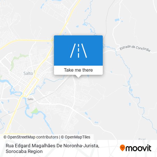 Rua Edgard Magalhães De Noronha-Jurista map