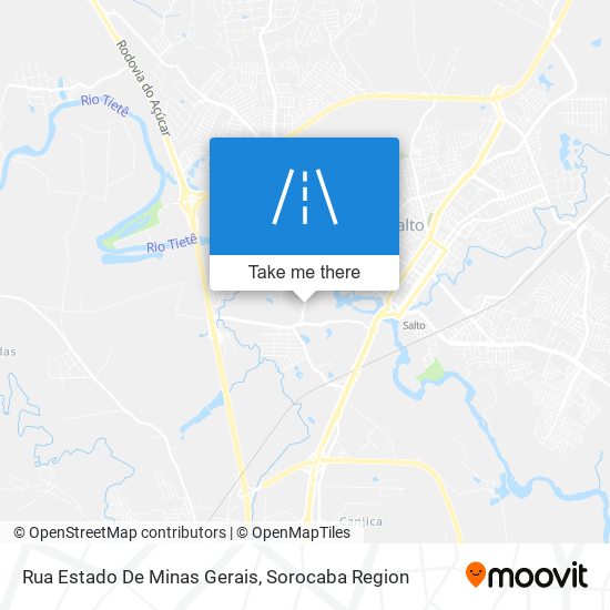 Rua Estado De Minas Gerais map