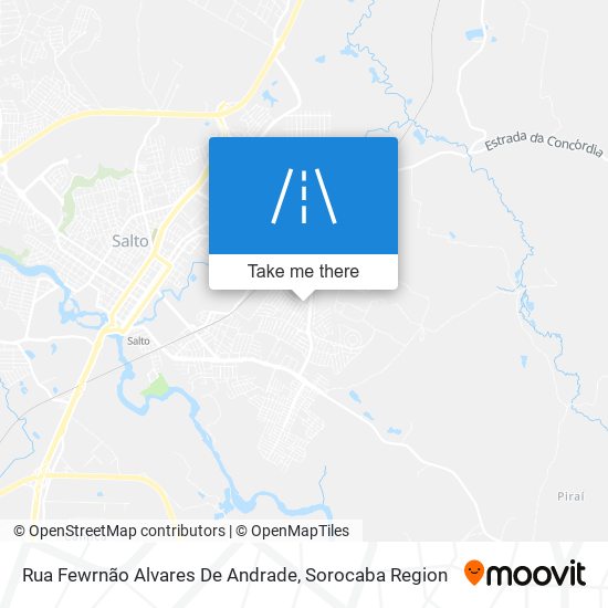 Rua Fewrnão Alvares De Andrade map