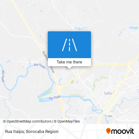 Rua Itaipu map