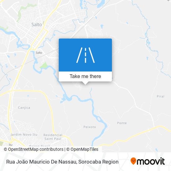 Mapa Rua João Mauricio De Nassau