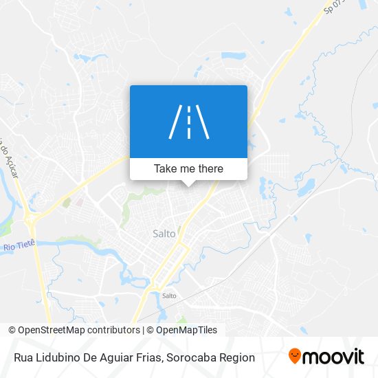 Rua Lidubino De Aguiar Frias map