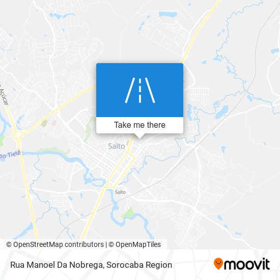 Mapa Rua Manoel Da Nobrega