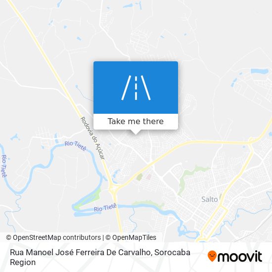 Mapa Rua Manoel José Ferreira De Carvalho