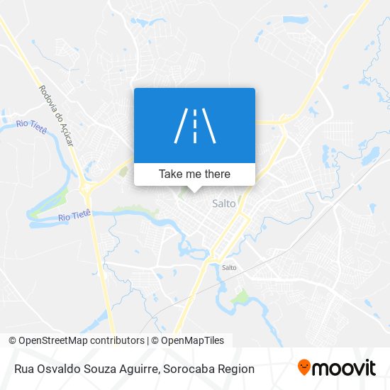 Rua Osvaldo Souza Aguirre map