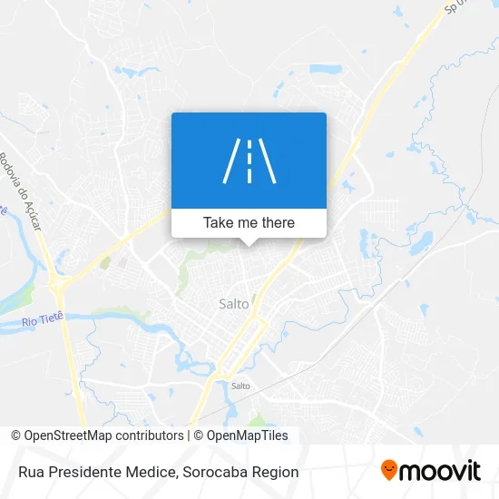 Rua Presidente Medice map