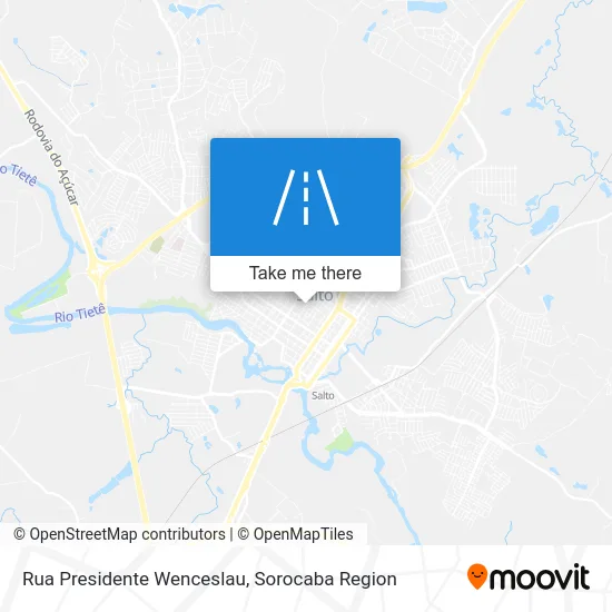 Rua Presidente Wenceslau map