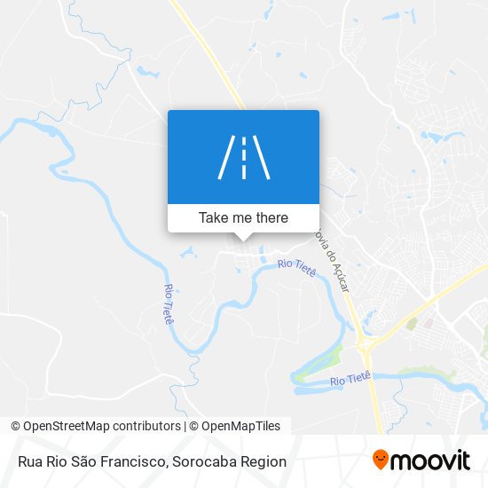 Rua Rio São Francisco map