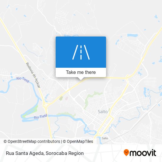 Mapa Rua Santa Ageda