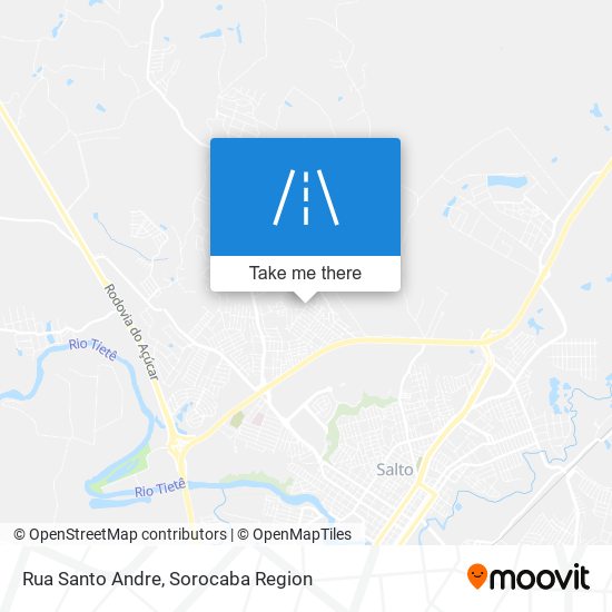 Rua Santo Andre map