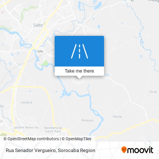 Mapa Rua Senador Vergueiro