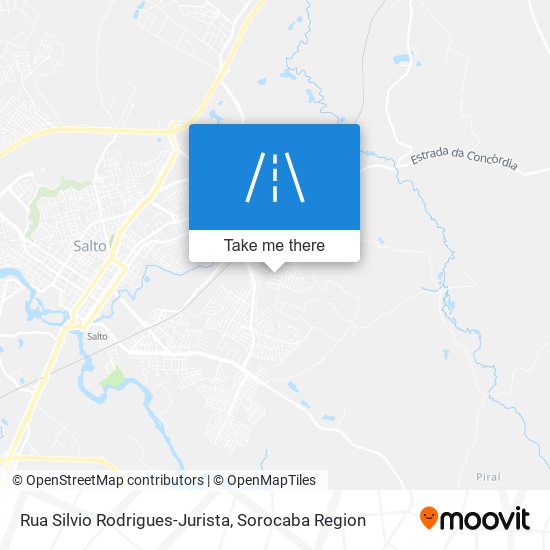Rua Silvio Rodrigues-Jurista map