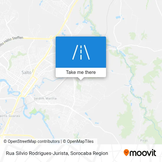 Rua Silvio Rodrigues-Jurista map
