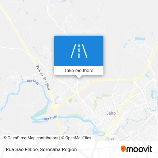 Rua São Felipe map