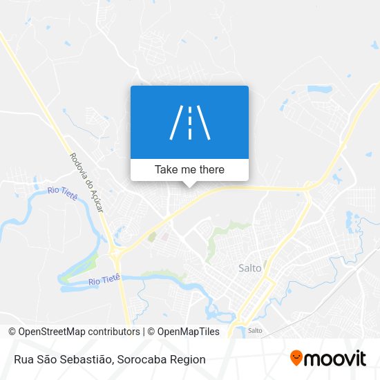 Rua São Sebastião map