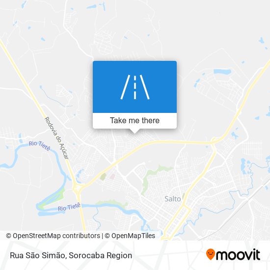 Rua São Simão map