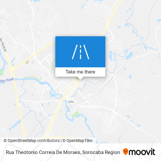 Rua Theotonio Correia De Moraes map