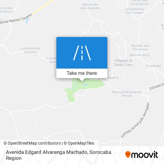 Mapa Avenida Edgard Alvarenga Machado