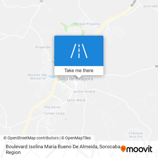 Boulevard Isolina Maria Bueno De Almeida map