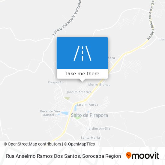 Mapa Rua Anselmo Ramos Dos Santos