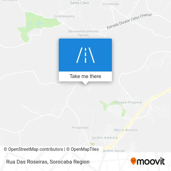 Rua Das Roseiras map