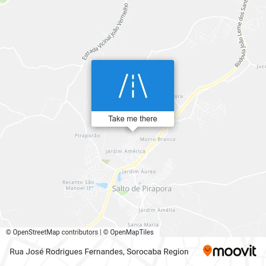 Rua José Rodrigues Fernandes map