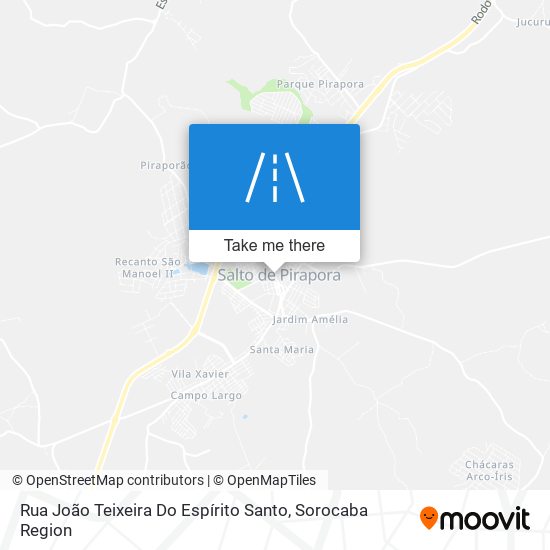 Mapa Rua João Teixeira Do Espírito Santo