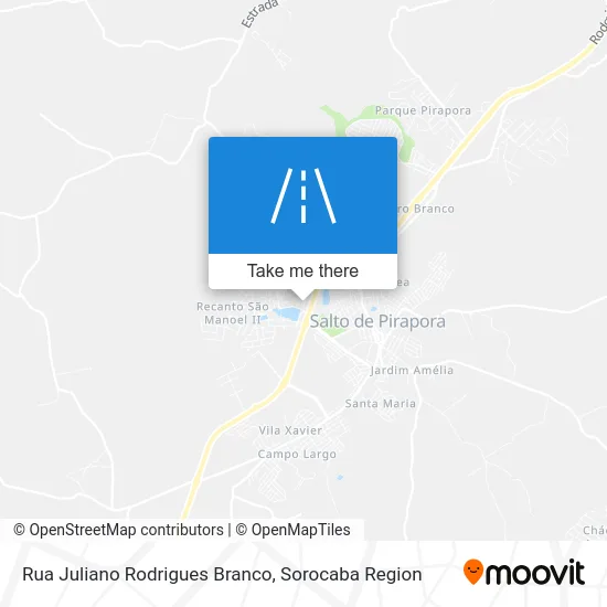 Rua Juliano Rodrigues Branco map