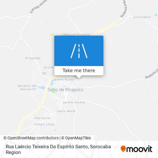 Rua Laércio Teixeira Do Espírito Santo map