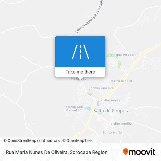 Rua Maria Nunes De Oliveira map