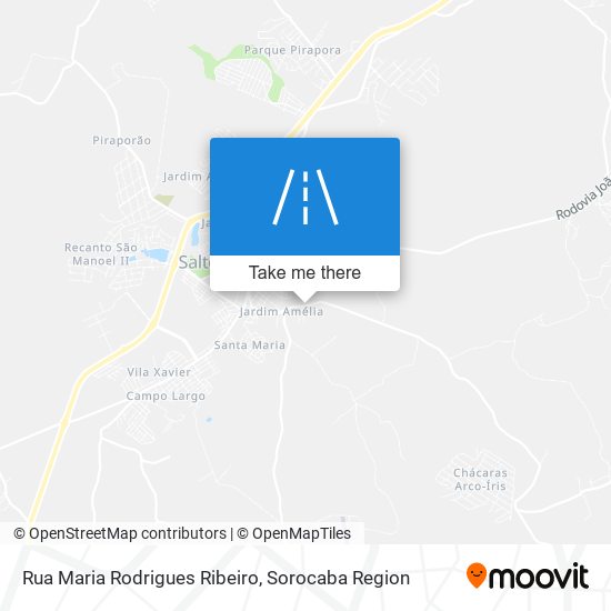 Mapa Rua Maria Rodrigues Ribeiro