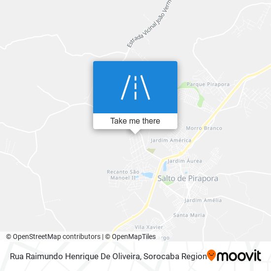 Rua Raimundo Henrique De Oliveira map