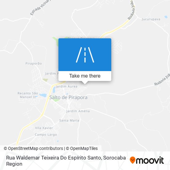 Rua Waldemar Teixeira Do Espírito Santo map