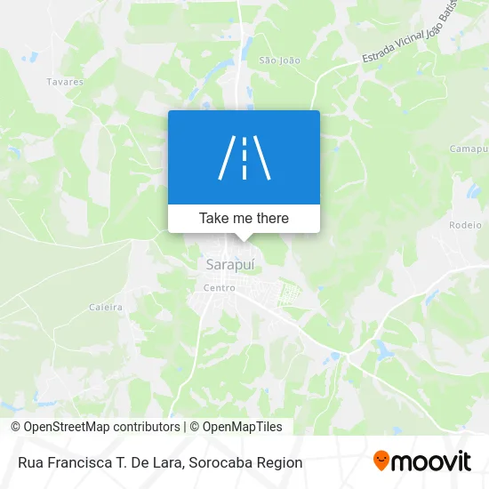 Rua Francisca T. De Lara map