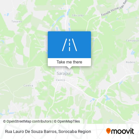 Rua Lauro De Souza Barros map