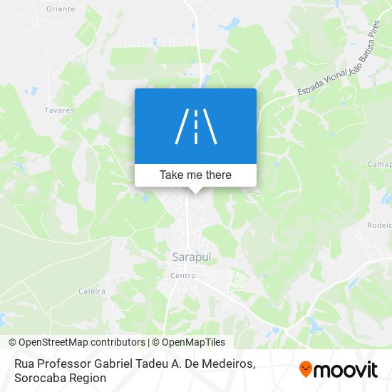 Rua Professor Gabriel Tadeu A. De Medeiros map