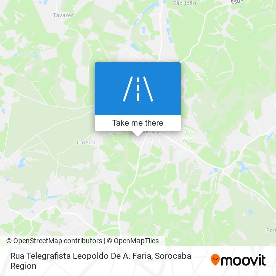 Rua Telegrafista Leopoldo De A. Faria map