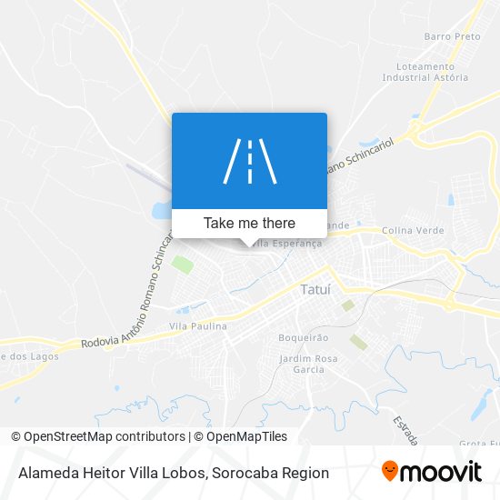 Alameda Heitor Villa Lobos map
